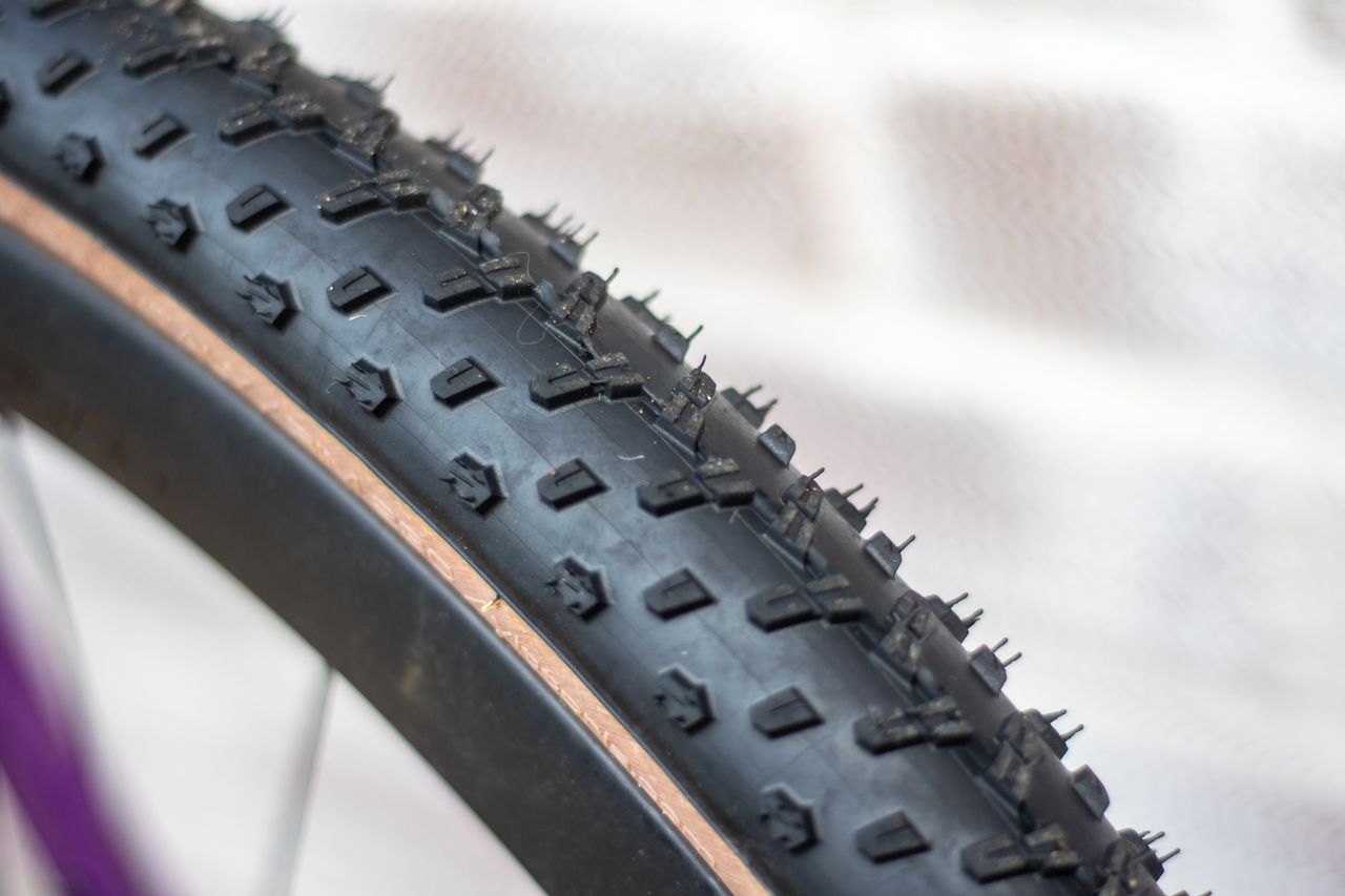 A Vittoria Terreno T90 gravel tyre
