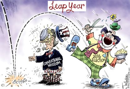 Political Cartoon U.S. 2016 Campaign