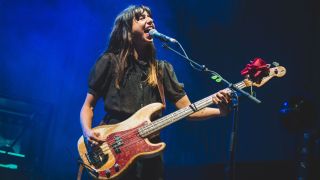 Paz Lenchantin of Pixies performing live at Flowers Festival 2016 for the one and only concert in Italy.