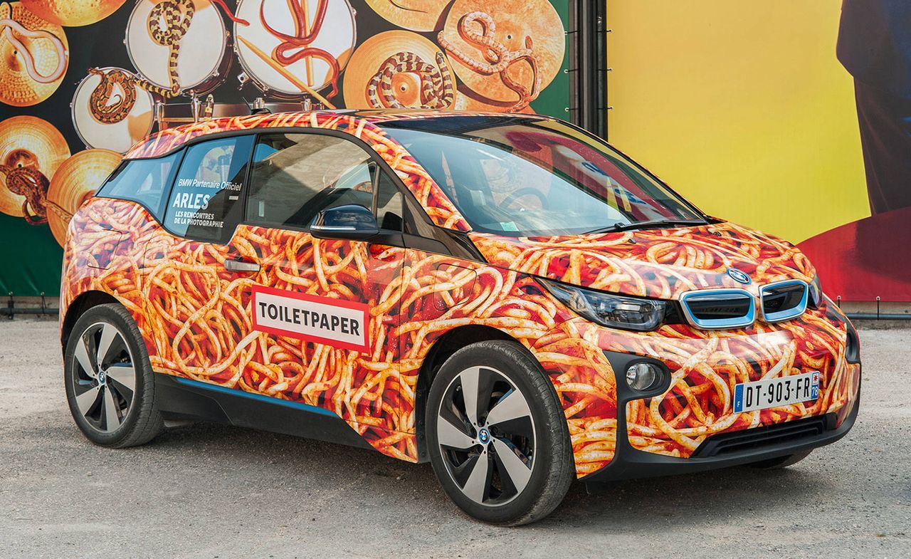 Maurizio Cattelan’s BMW i3 