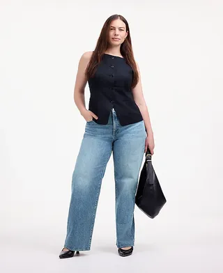 Madewell, The Perfect Vintage Wide-Leg Jean