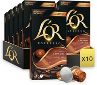 L'OR Espresso Caramel Flavour Coffee Pods x10 (pack of 10): was £35, now £28 at Amazon (save £7)
