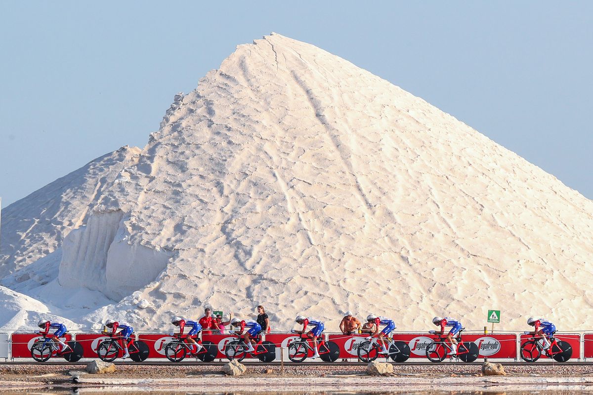 Groupama - FDJ in the 2019 Vuelta a Espana team time trial