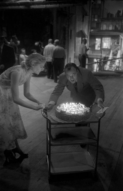 1953: Birthday on Set