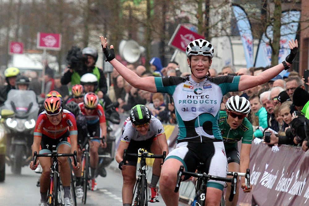 Hitec Product's Kirsten Wild wins breakaway sprint
