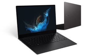 Apple vs Samsung; a product shot of Samsung Galaxy Book 2 Pro 13.3