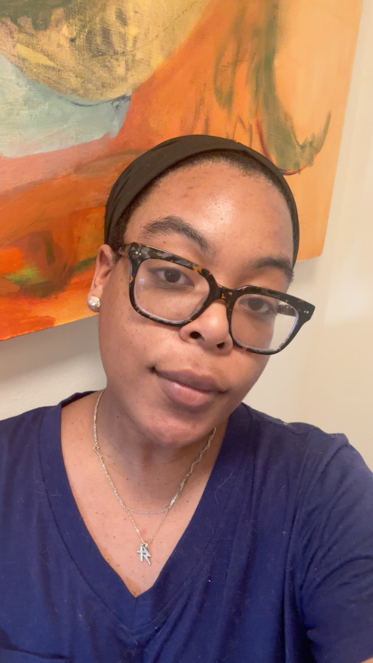 Ariel Baker testing the Danessa Myricks Serum