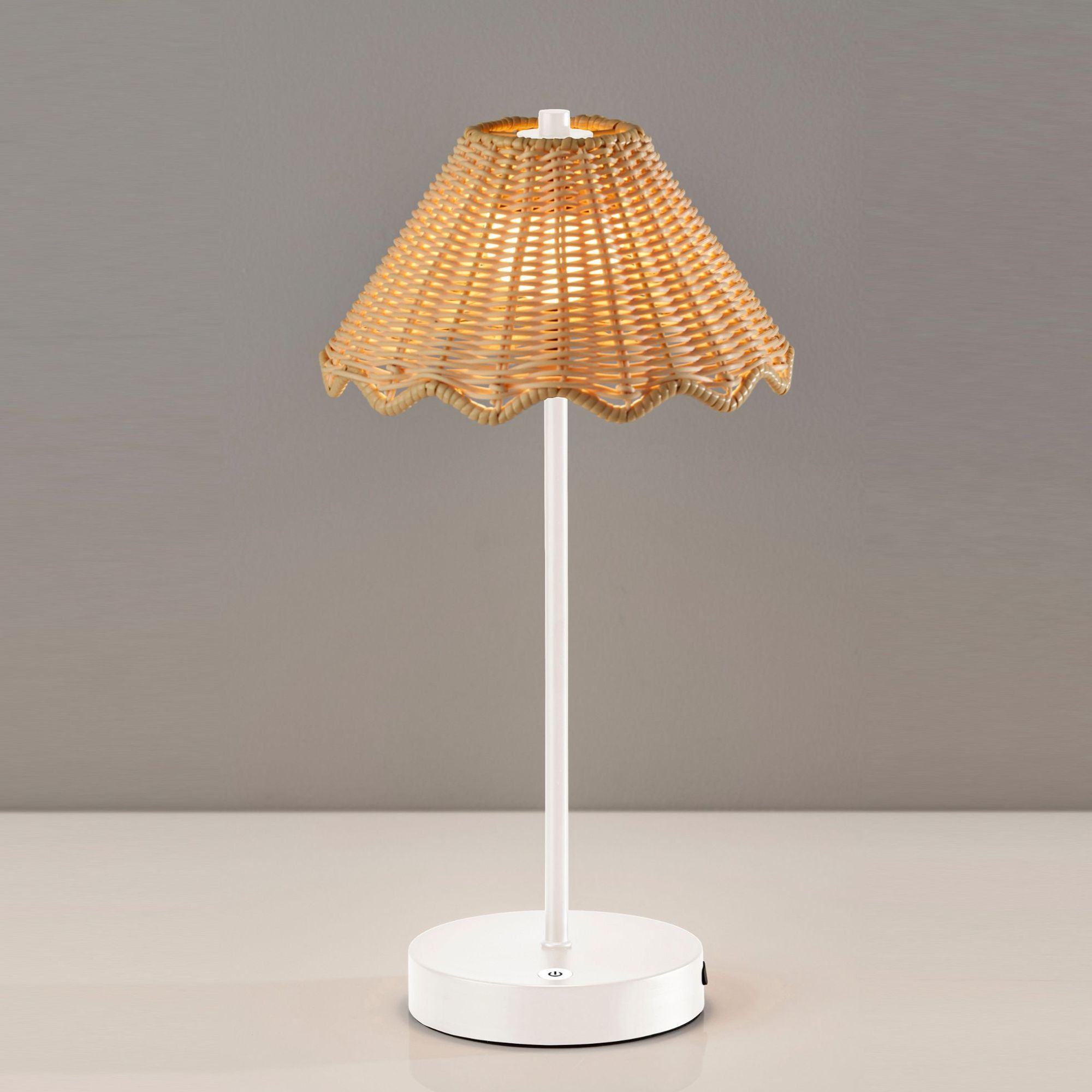 Stevie Cordless Table Lamp with USB (15")