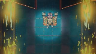 A player makes an entrance in Wrestlequest.