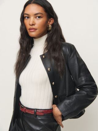 Veda Reed Leather Jacket