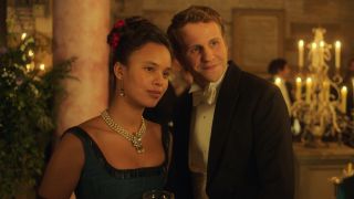 Alisha Boe and Josh Dylan in "The Buccaneers," now streaming on Apple TV+.