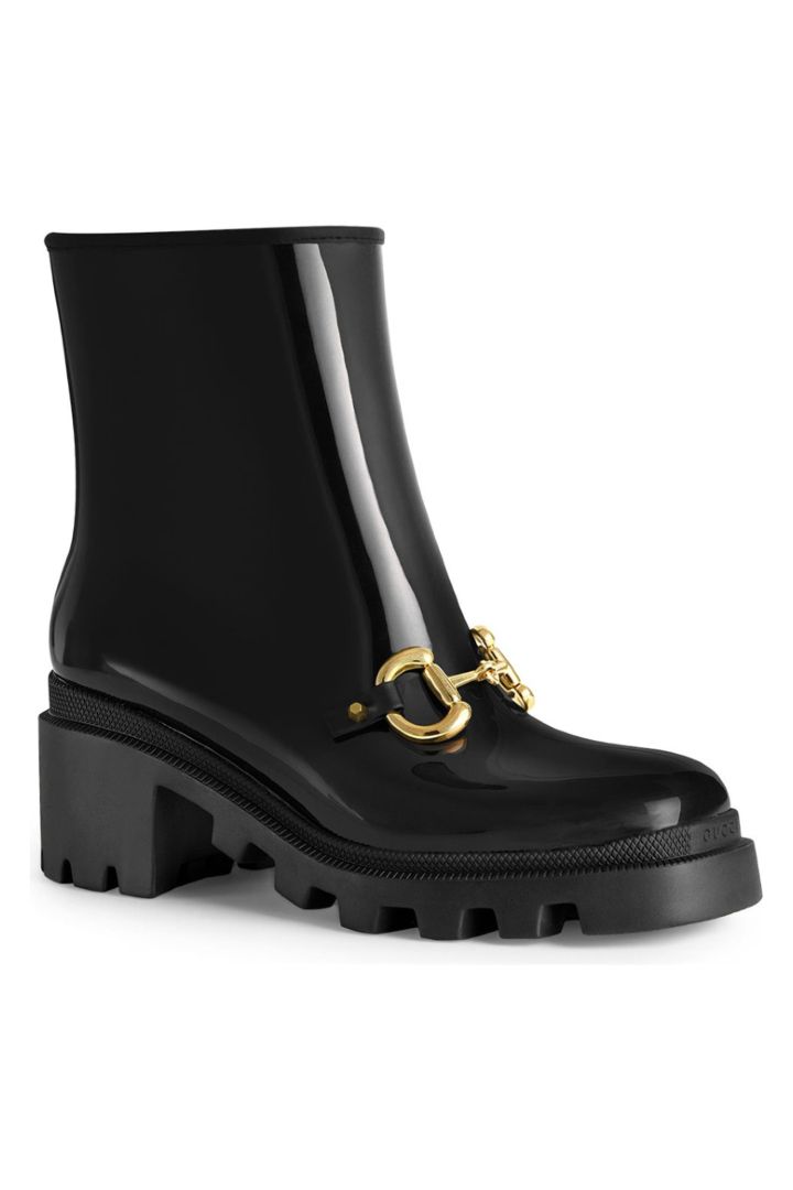 Gucci Trip Horsebit Rain Boot