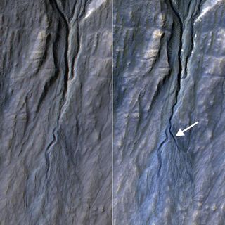 A New Gully Channel in Terra Sirenum, Mars
