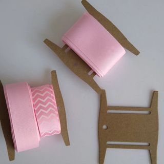 Ribbon and trim storage cards