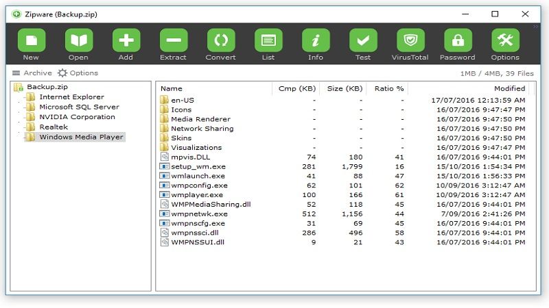Zipware