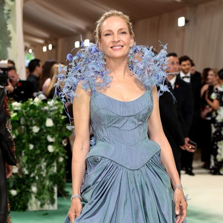 Uma Thurman at the Met Gala.