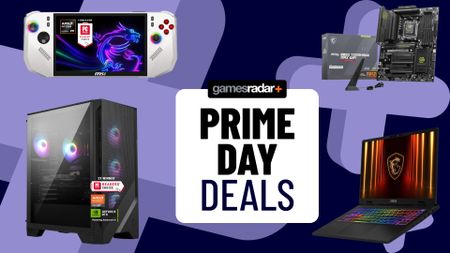 Four images of msi products featured in Amazon's 2026 Prime Day sale