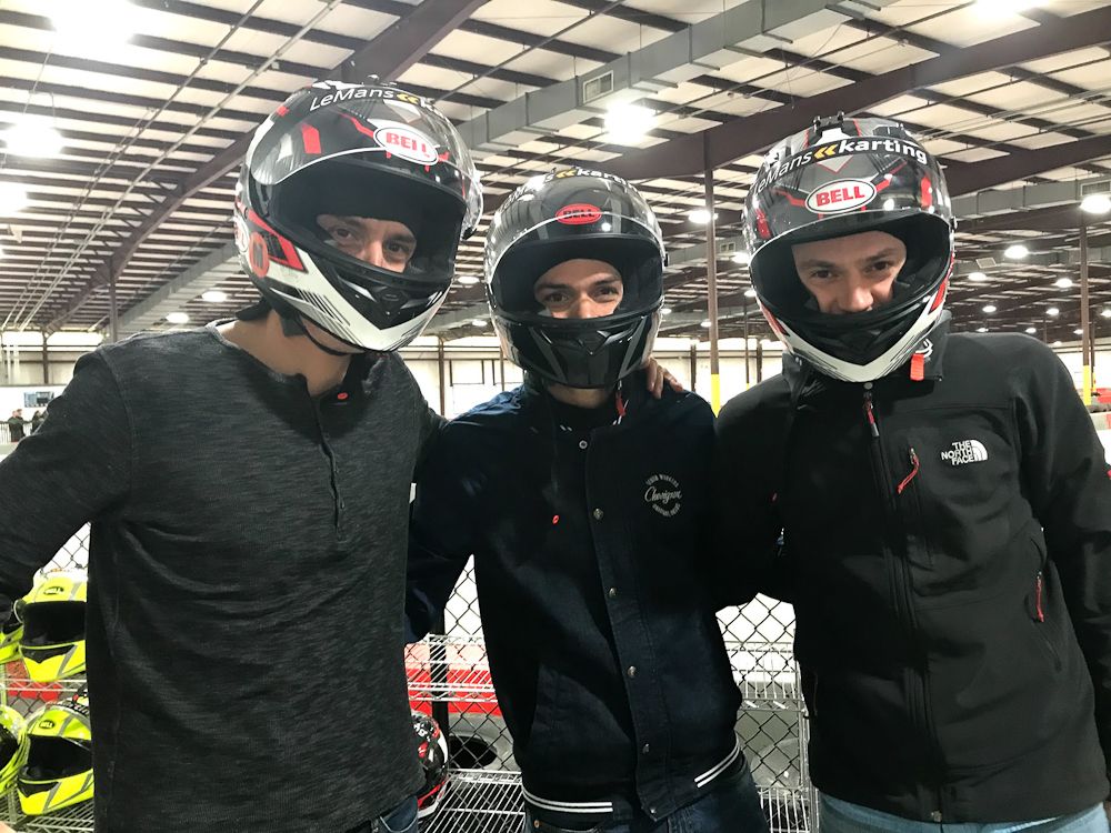 Riders gear up for the Kart track