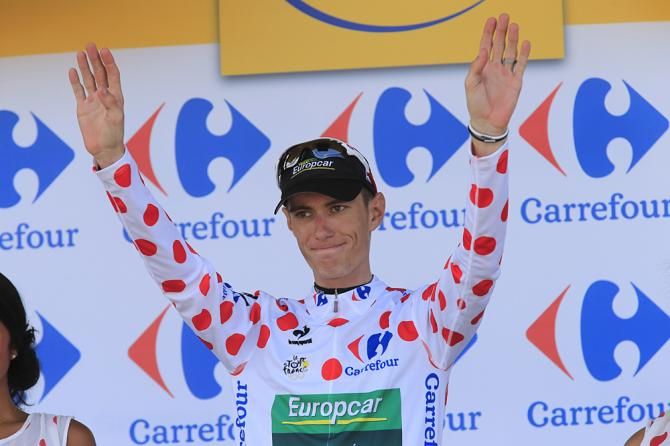Pierre Rolland (Europcar) in polka dots