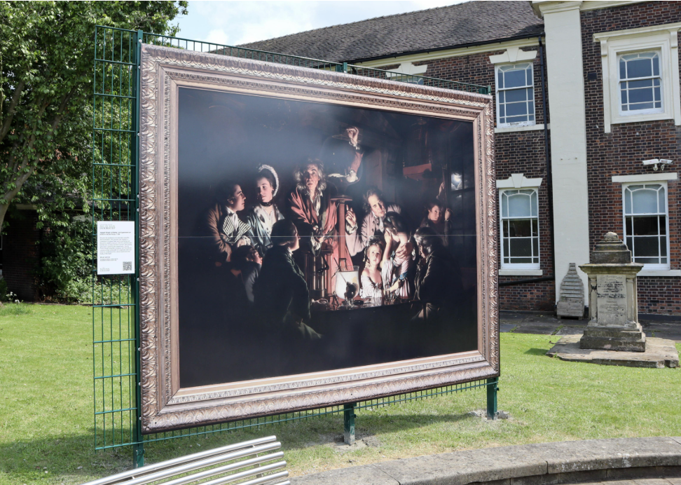 an image of one of the paintings on display as part of the initiative