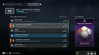 Halo Infinite's weekly challenges