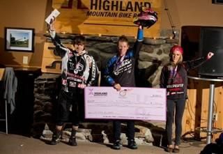 Jill Kintner topped the women's podium.
