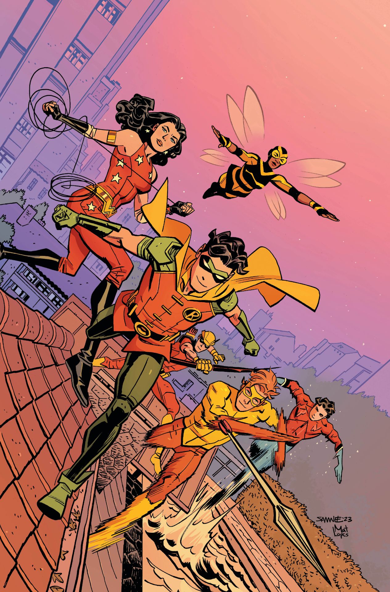 World's Finest: Teen Titans art