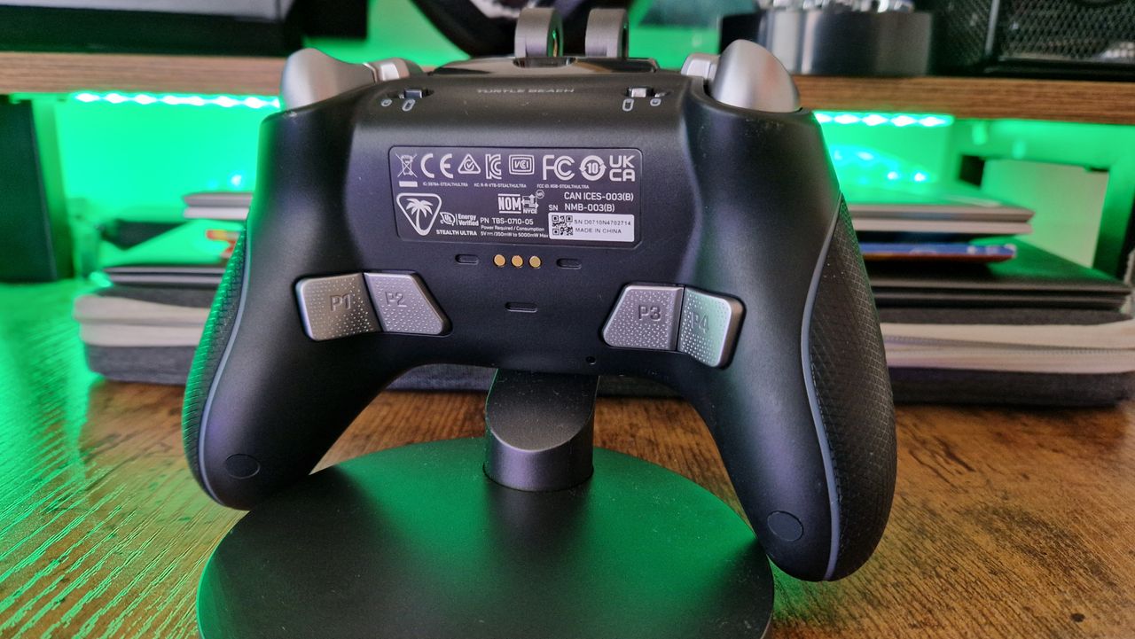 The back buttons on the Turtle Beach Stealth Ultra Wireless