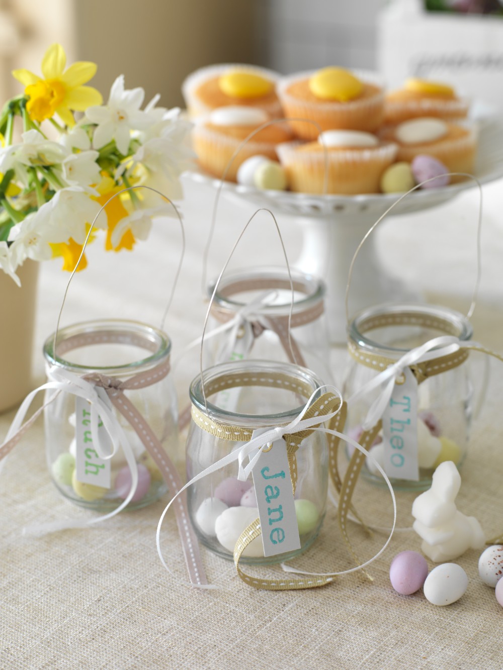 mason jar easter baskets