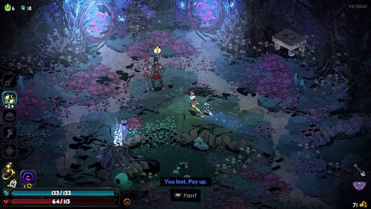 Hades 2 characters Nemesis in Erebus