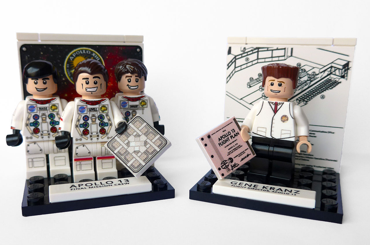 Apollo 13 Custom LEGO Minifigures Mark Mission's 45th Anniversary | Space