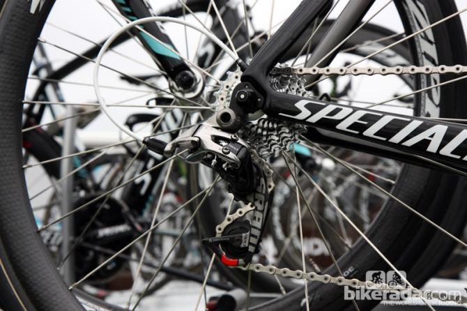 Omega Pharma-QuickStep relied on SRAM Red groups this past season.