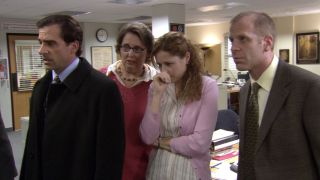 The Office characters looking disgusted