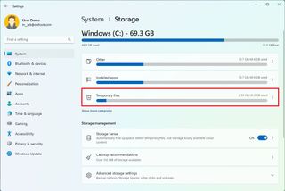 Windows 11 temporary files