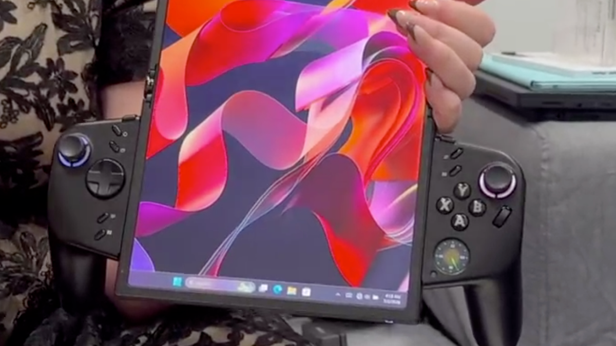 Shots of Lenovo's concept laptops at MWC 2026