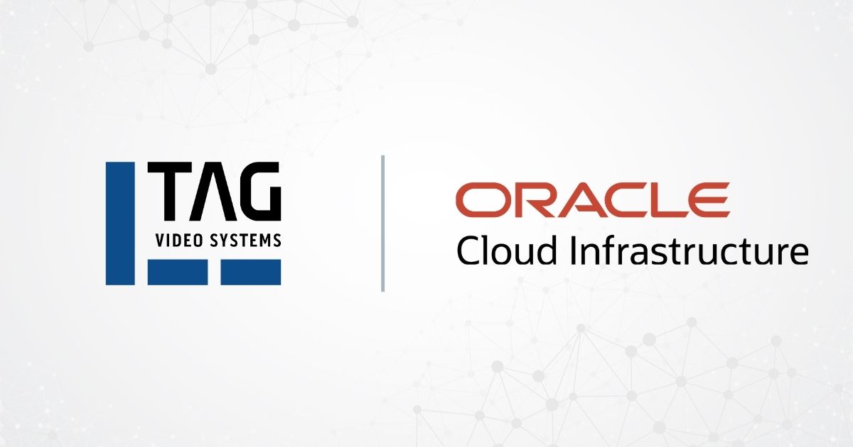 TAG Video Systems and Oracle logos