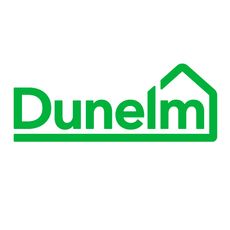 A bed with Dunelm bedding