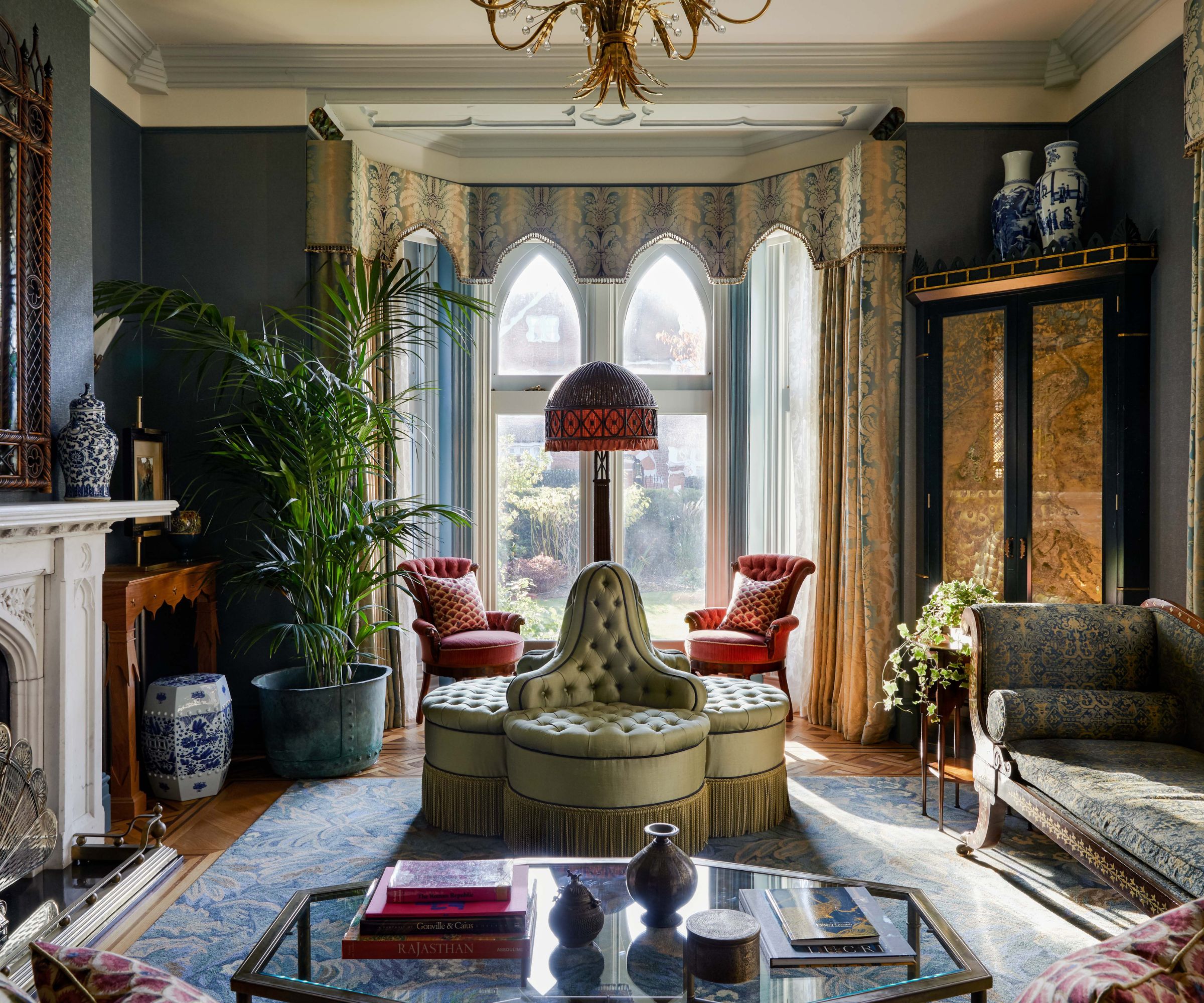 Gothic style living room