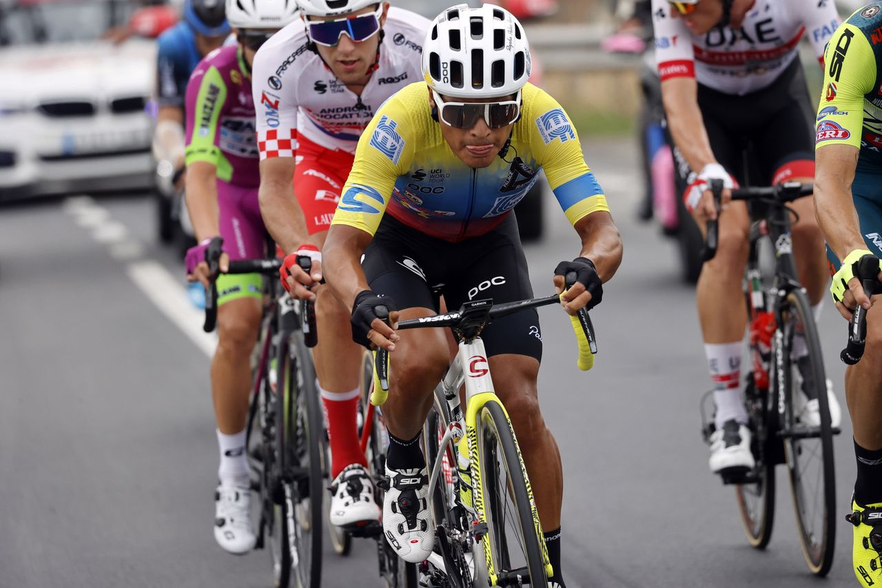 Giro d'Italia 2020 - 103th Edition - 3rd stage Enna - Etna 150&Acirc;&nbsp;km - 05/10/2020 - Jonathan Klever Caicedo (ECU - EF Pro Cycling) - photo Luca Bettini/BettiniPhoto&Acirc;&copy;2020
