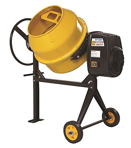 The Handy Thlchcm Electric H-Frame Cement Mixer, 125 Litre Drum Capacity, 90 Litre Mixing Capacity, 550w – 1 Year Warranty