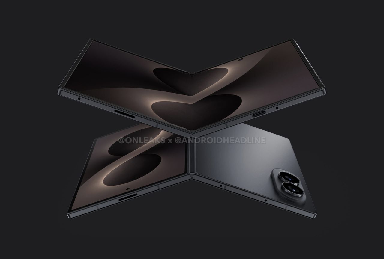 Samsung Galaxy Z Fold 8 Wide leaked renders