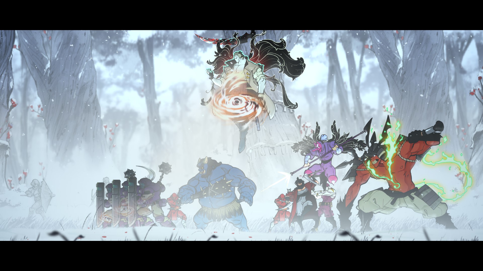 A screenshot from Shinobi: Art of Vengeance