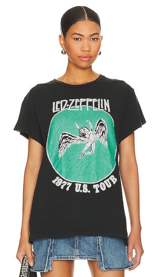 Led Zippelin 1978 클래식 크루 티셔츠
