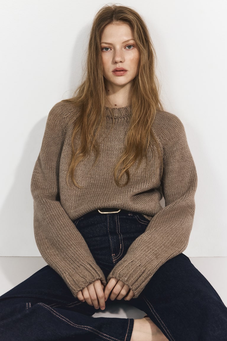 Raglan-Sleeved Jumper