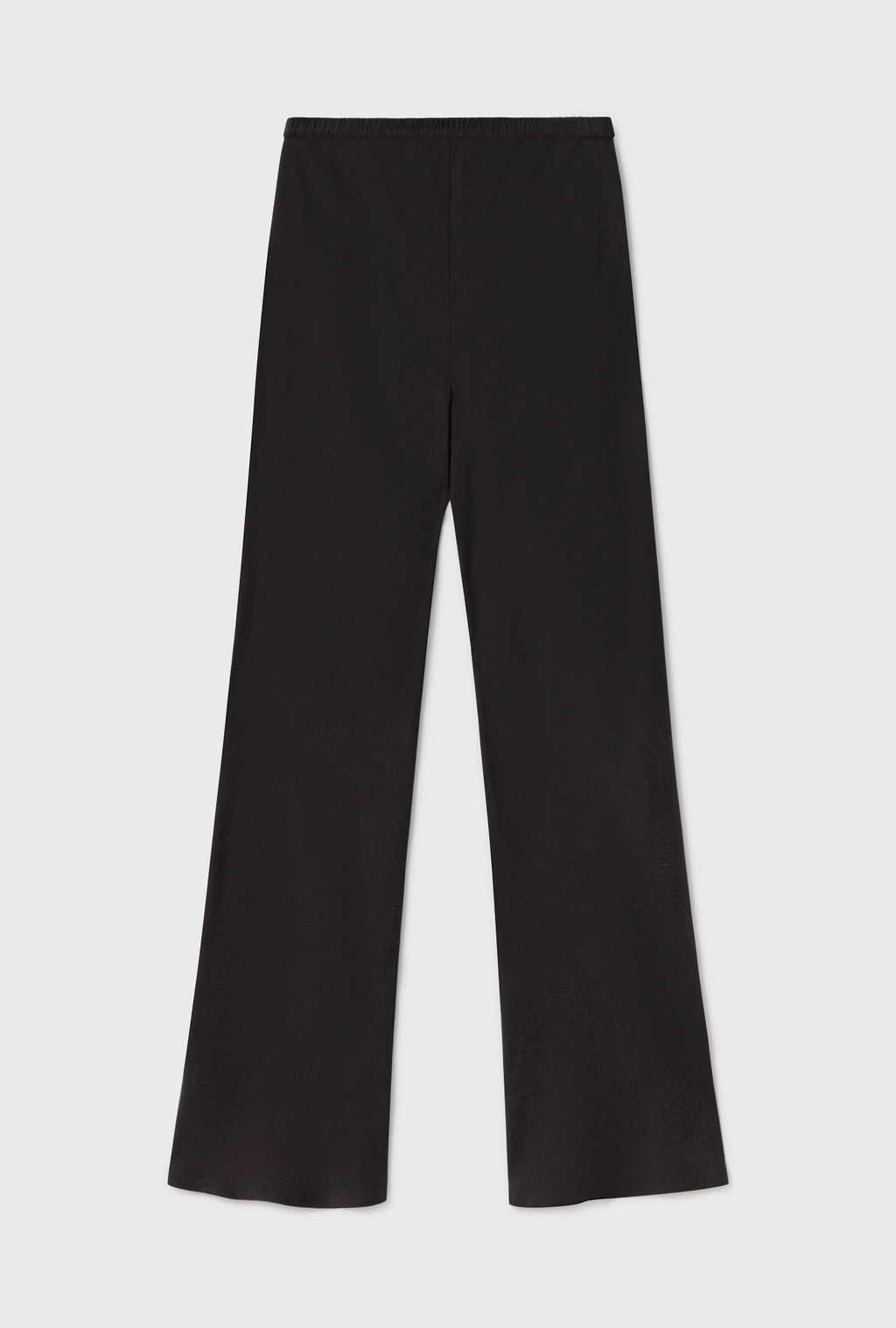 Bias Cut Pants Coral Jacquard Black