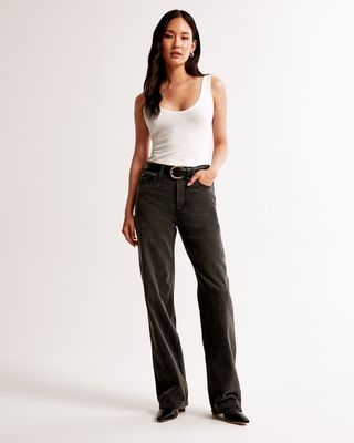 High Waisted Wide Leg Jeans