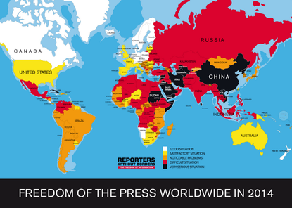 Land of the free? U.S. ranks 46th for press freedom