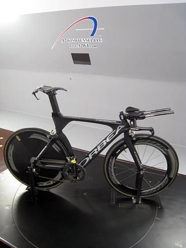 My time trial bike all rigged up and waiting.