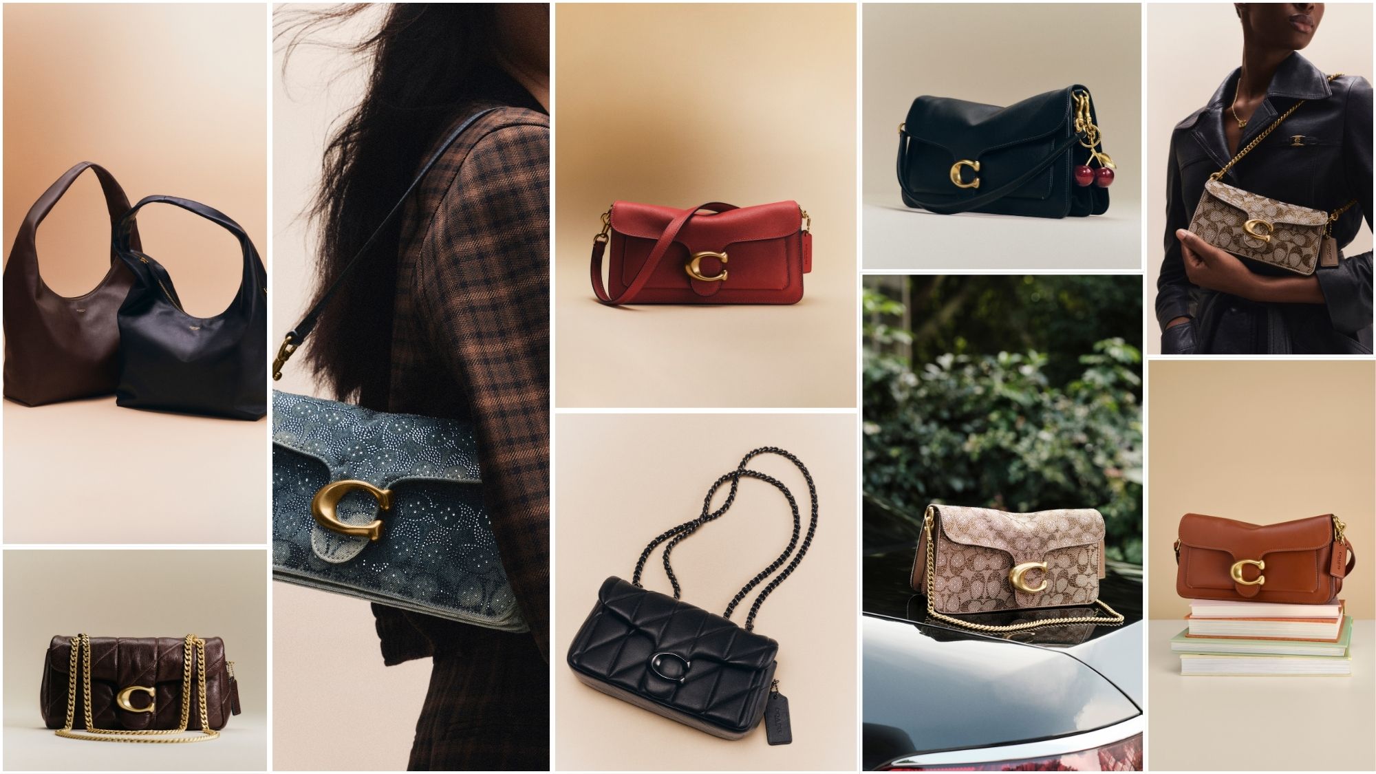 Coach bag collage