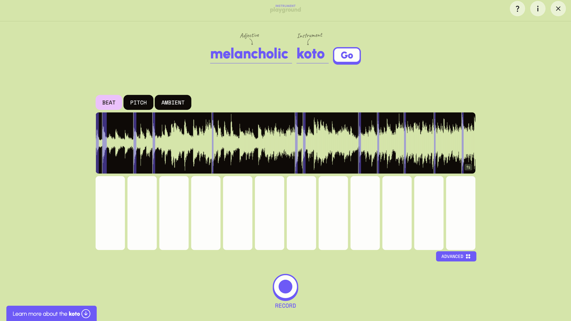 Google's AI-powered Instrument Playground lets you play and sample over ...